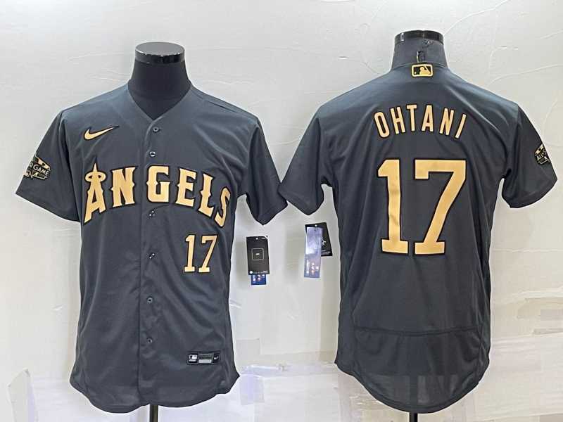 Los Angeles Angels #17 Shohei Ohtani Number Grey 2022 All Star Stitched Flexbase Nike Jersey,We sell and wholesale Los Angeles Angels #17 Shohei Ohtani Number Grey 2022 All Star Stitched Flexbase Nike Jersey on line form chian!